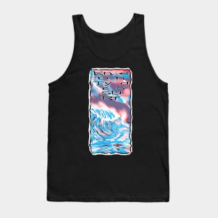 Knotty ends Surf Big wave Sunday Tank Top